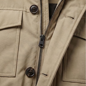 Vestes parka pour hommes, vêtements d'extérieur élégants, manteau léger, coupe-vent respirant, vêtements décontractés pour l'extérieur, options de couleurs personnalisées - Product Image 4