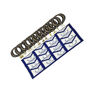 Masonic Blue Lodge Officers Apron Set of 12 with Blue Backing Chain <b>Collar</b> - Product Image 6