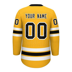 Maillots de hockey sur glace pour adultes, dernier design, couleur personnalisée, respirant, 100% polyester, logo personnalisé, vente en gros, meilleur prix - Product Image 2