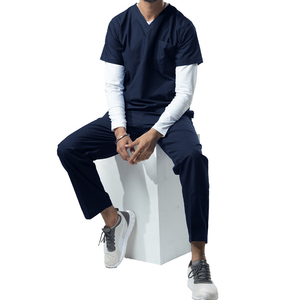 Uniformes de soins infirmiers médicaux pour hommes gommage travailleurs hommes joggeurs gommages ensembles uniformes hommes et femmes hôpital gommage - Product Image 4