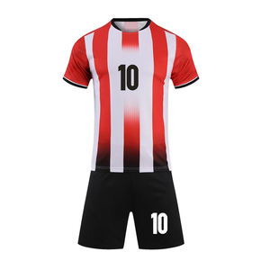 2025 uniformes de fútbol transpirables personalizados de alta calidad al por mayor color azul hombres ropa deportiva equipo uniformes de fútbol conjunto - Product Image 4