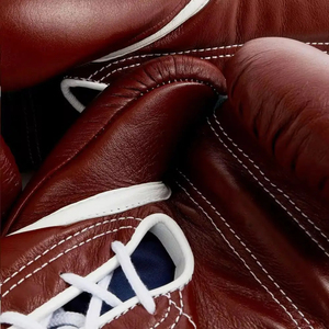 Guantes de Boxeo Profesionales de Cuero al por Mayor para Entrenamiento de Boxeo Masculino, Kickboxing, con Cierre de Gancho y Bucle, Transpirables - Product Image 5