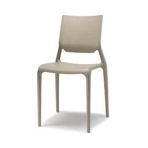 Stackable Monobloc Polymer <b>Chair</b> for Indoor and Outdoor Use, Lightweight Cafe <b>Bistro</b> Restaurant <b>Dining</b> <b>Chair</b> Made in Italy - Product Image 2