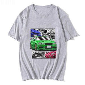 เสื้อยืดผู้ชายแขนสั้นระบายอากาศได้ดีพิมพ์ลายสำหรับผู้ชาย - Product Image 1