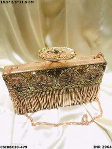 OEM ที่กำหนดเองตกแต่งออกแบบแม่ของมุกกระเป๋าคลัทช์สำหรับผู้หญิงใช้กระเป๋าผลิตในอินเดียราคาต่ำ - Product Image 2