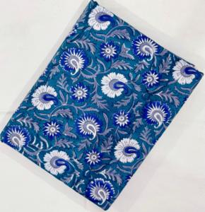 TISSU ET MATIÈRE PREMIÈRE TEXTILE EN COTON PUR IMPRIMÉ À LA MAIN SANS AZO - Product Image 2