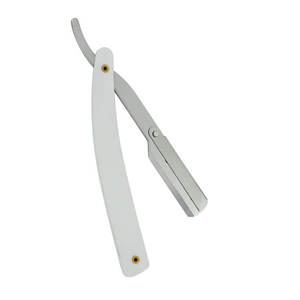 Rasoirs de barbier à manche en acier inoxydable Rasoirs à lame unique Lame en acier inoxydable - Product Image 2