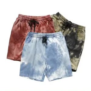 Pantalones cortos de malla personalizados para hombre, pantalones cortos de baloncesto por sublimación, con estampado de logotipo, con tinte de corbata - Product Image 1