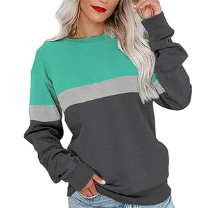 Sudaderas de lana extragrandes de diseño personalizado para mujer, nuevo estilo informal con logotipo frontal para invierno - Product Image 6