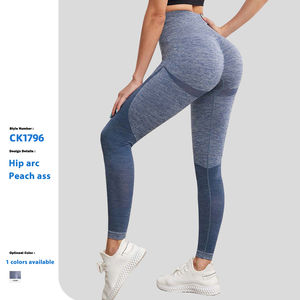 Femmes élastique séchage rapide respirant coton/bambou sans couture taille moyenne Streetwear Yoga Leggings lettre décoration - Product Image 3