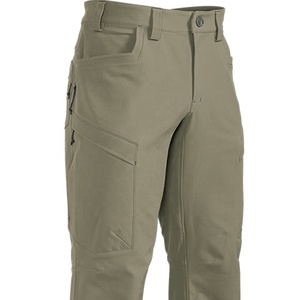 Vente en gros de pantalons de jogging cargo gris de luxe de haute qualité pour hommes avec taille élastique et poches latérales uniforme tactique camouflage - Product Image 3
