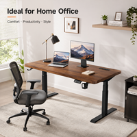Bureaux d'ordinateur en bois à coins arrondis, grand support d'écran, poste de travail, table de jeu en forme de L, bureau à domicile