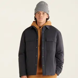 Men Casual Flannel Shacket - Lightweight and Stylish, Perfect for Layering in Spring and Fall