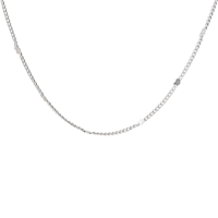 Collar Plata de Ley 925 Cadena de corazón de moda Esmalte Accesorios de joyería