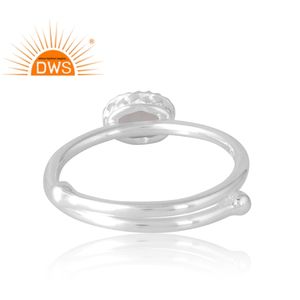 Superventas anillo de piedras preciosas de Luna arcoíris Natural de 925 esterlina, joyería personalizada para mujer, regalo para ella - Product Image 2