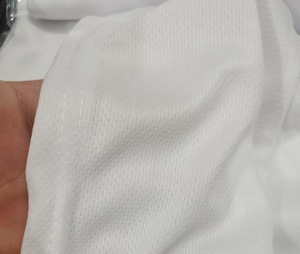 China Bangladesh Factory Price OEM Customize Logo Embroidery Men Ice Silk Mesh Short Sleeve Quick Dry Solid Color O Neck T Shirt - Product Image 6