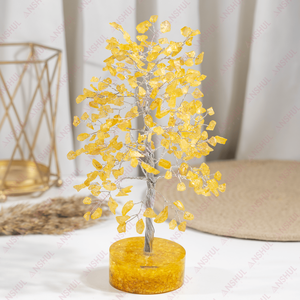 Amazing Quality Best Yellow Orgone Citrine 300 Chips Gemstone <b>Crystal</b> <b>Tree</b> Life Natural Gemstones For Decoration Meditation - Product Image 2