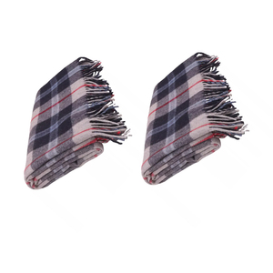 Manta suave de lana azul marino Douglas de calidad superior del fabricante indio - Product Image 5