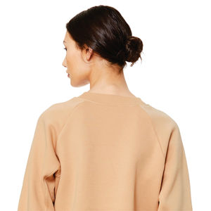 Airlume-Jersey de algodón peinado y con anillo para mujer, forro polar 52%, lana de polietileno, dunas de arena, manga raglán, 48% - Product Image 6