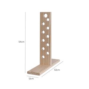 Portabottiglie per Vino WELL HOME da 10 Bottiglie, Finitura Non Verniciata per Uso Domestico o Commerciale - Product Image 3