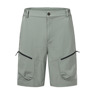 2026 Men's Summer Sport Board Shorts High Waist Zipper Fly Waterproof Multiple Pockets <b>Elastic</b> <b>Belt</b> Eco-Friendly Outdoor Cycling - Product Image 2