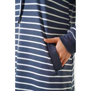 Ensemble cardigan rayé à capuche Smoke - Product Image 2