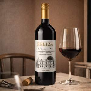 Feliza - Vino Tinto Semiseco Tempranillo Garnacha 11% ABV Vino Tinto Español 750ml - Product Image 3