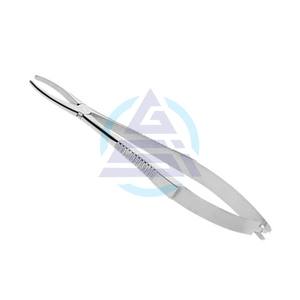 Fórceps oftálmicos Gradle Cilia, mordazas de agarre positivas lisas y cuadradas, instrumentos de cirugía ocular otológica - Product Image 1