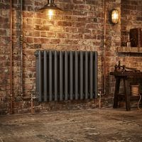 Radiateur design vertical en acier à 3 colonnes, rectangulaire, à économie d'énergie EN442 pour le chauffage des salles, salles à manger, escaliers, gymnases, écoles et hôpitaux