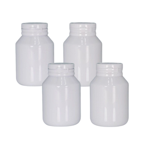 150CC Cylindrical PET PVC Medicine <b>Bottle</b> Custom Logo Tear Cap Option for Vitamins & <b>Pills</b> Storage Made in Vietnam - Product Image 5