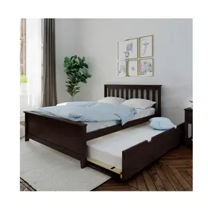 HOT SALE Twin und Full Bed Frame mit Kopfteil für Schlafzimmer möbel und Holzbett