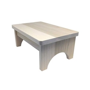 Taburete de Madera Maciza de Primera Calidad con Superficie de Acabado Liso, Perfecto para Tocadores de Baño, Encimeras de Cocina y Almacenamiento en Dormitorios - Product Image 3