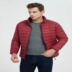 Designer Men's Puffer Jacket Custom Soft Waterproof Fabric Black <b>Winter</b> <b>Coats</b> <b>with</b> <b>Hood</b> Wholesale Plus Size Bubble Design - Product Image 2