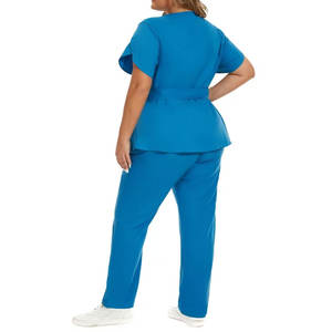 Uniformes Médicos de Lona de Alta Calidad, Ecológicos, Ligeros, con Detección de Agujas, para Enfermeras de Hospital, Diseño Personalizado - Product Image 5