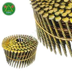 2-3/4 "x 0.113 Coil Nails 5000pcs Sharp Checkered Head Steel Screw/Smooth Shank for Roofing & Pallet Applications-Factory Price - Product Image 2