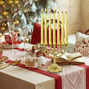 Best Finish Menorah Tabletop <b>Candle</b> Stand for Home Hotel Christmas Party Decorative for Easter and Valentine's Day - Product Image 4