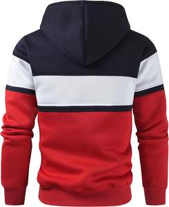 Sweat à capuche surdimensionné pour homme en coton épais polaire Pull Streetwear à épaules tombantes Logo personnalisé Hiver - Product Image 4