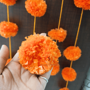 New Arrival 2026 Designer New Marigold Garlands Beautiful <b>Wall</b> Garlands Foe Wedding, Haldi, Mehendi,<b>Party</b> <b>Decor</b> Marigold Garland - Product Image 1