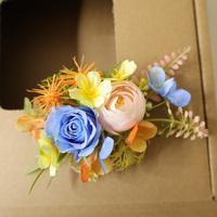 Corsage floral de mariage, corsage de poignet, boutonnière de poche, fleur pour verre à vin, pour célébrations professionnelles, Saint-Valentin, fait main