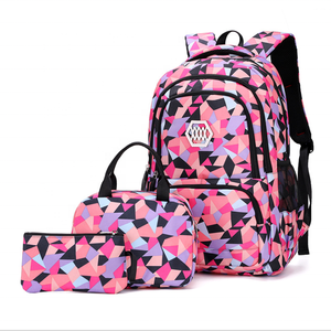 Cute Printed 3-Piece <b>Girls</b> <b>School</b> <b>Bag</b> Set for <b>School</b> with Polyester Lining - Product Image 3
