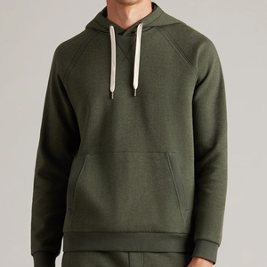 Sweats à capuche en éponge biologique pour hommes Sweat à capuche en coton et polyester pour hommes Logo personnalisé Sweatshirts à capuche durables pour hommes - Product Image 3