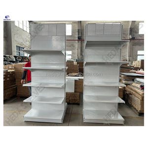 Estanterías Metálicas de Acero de Varias Capas a Precio de Fábrica, Estante Individual para Abarrotes, Góndola, Estanterías de Venta al por Menor para Supermercados - Product Image 5