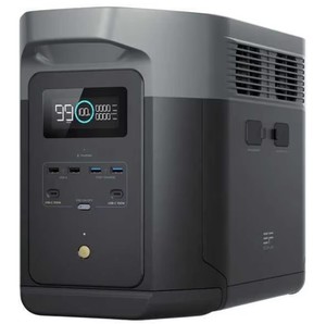 Estación de Energía Portátil de Alta Capacidad, Salida de 2400W, 110V/240V, Generador Solar de Carga Rápida, Batería de Respaldo de 2048Wh - Product Image 2