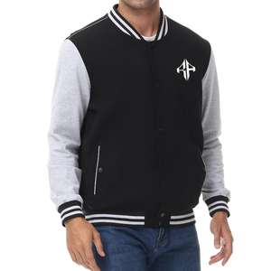 Top 2025 Chaqueta de invierno con logotipo personalizado 100% Poliéster Transpirable Cuello acanalado Chaqueta universitaria de ATLANTIC - Product Image 5