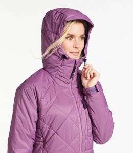 Chaqueta de lona ligera para mujer de fabricante directo, Abrigo acolchado con capucha impermeable Reversible alto, soporte personalizable para invierno - Product Image 3