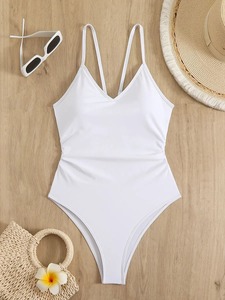 Traje de baño de una pieza vintage, traje de baño estampado sexy para mujer, traje de baño Monokini de verano, trajes de baño bohemios para mujer - Product Image 5