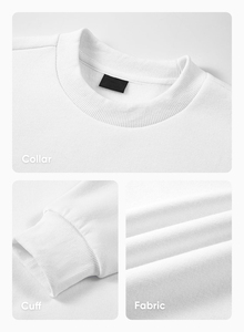 Vente directe d'usine hommes nouveau Style pull décontracté sweats à capuche 100% coton automne hiver chaud tricoté vêtements d'extérieur solide - Product Image 5
