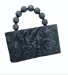 Plain Women Acrylic Marble <b>Clutch</b> Sling Handbags for Evening Formal Handbag Party <b>Bridesmaid</b> Gift Party - Product Image 2