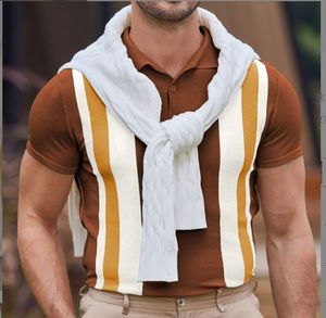 Polo pour homme de qualité supérieure, matière douce et respirante, taille plus, coupe ample et décontractée, logo minimaliste, tendance actuelle - Product Image 6