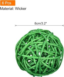 Ornements décoratifs de boule de rotin en métal de sphère de mosaïque de conception créative pour la maison jardin décorations élégantes de boule d'artisanat d'art - Product Image 1